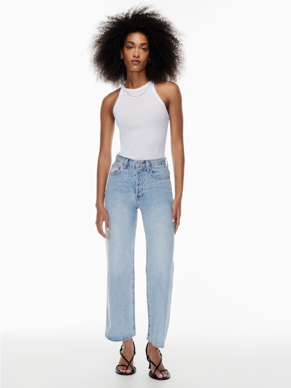Denim Forum the Farrah High Rise Wide Leg Jeans 28L